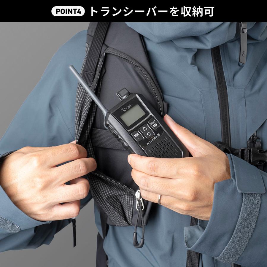PaaGo WORKS パーゴワークス ゼン スノーハーネス HA512BLK ZENN SNOW HARNESS ファストパッキング トレイル 耐水性 耐久性 登山 雪山 スキー 2025 秋冬の画像
