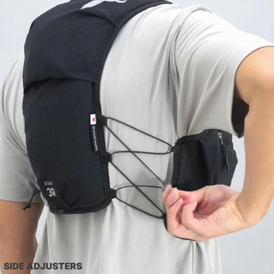 PaaGo WORKS パーゴワークス ラッシュ3R RP606 ラッシュ 3 RUSH バックパック リュック デイパック 5L 男女兼用 ランニング トレイル 2026 春夏_5