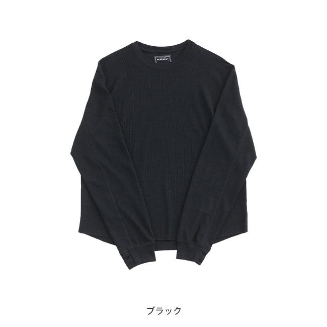 PAPERSKY WEAR ペーパースカイウェア メリノワッフルロングT
