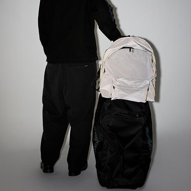 PACKING パッキング ブラックリフレクティブバックパック PA-057 BLACK