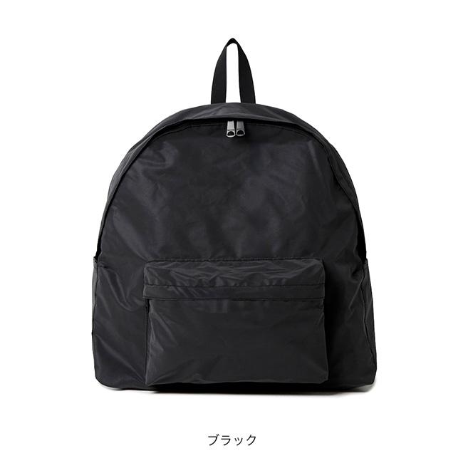 PACKING パッキング ブラックリフレクティブバックパック PA-057 BLACK
