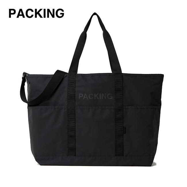 PACKING パッキング ブラックリフレクティブトート PA-059 PACKING パッキング ブラックリフレクティブトート PA-059 BLACK