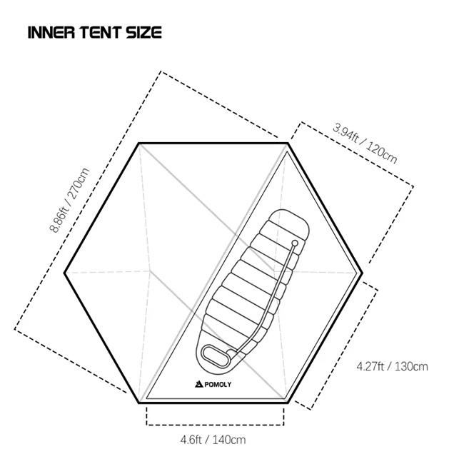 POMOLY ポモリー デューン ソロ 1人用 pml_ou00020_no_00 Dune Solo