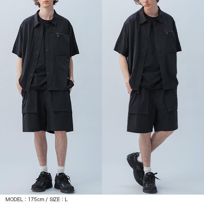 BREATH ブラック ショートパンツ ＋phenix プラスフェニックス エアフローショーツ POB-26011A AIRFLOW