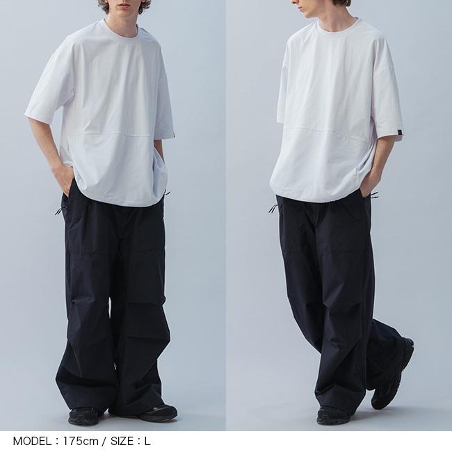 ＋phenix プラスフェニックス ドローストリングS/S TEE POT-26007F