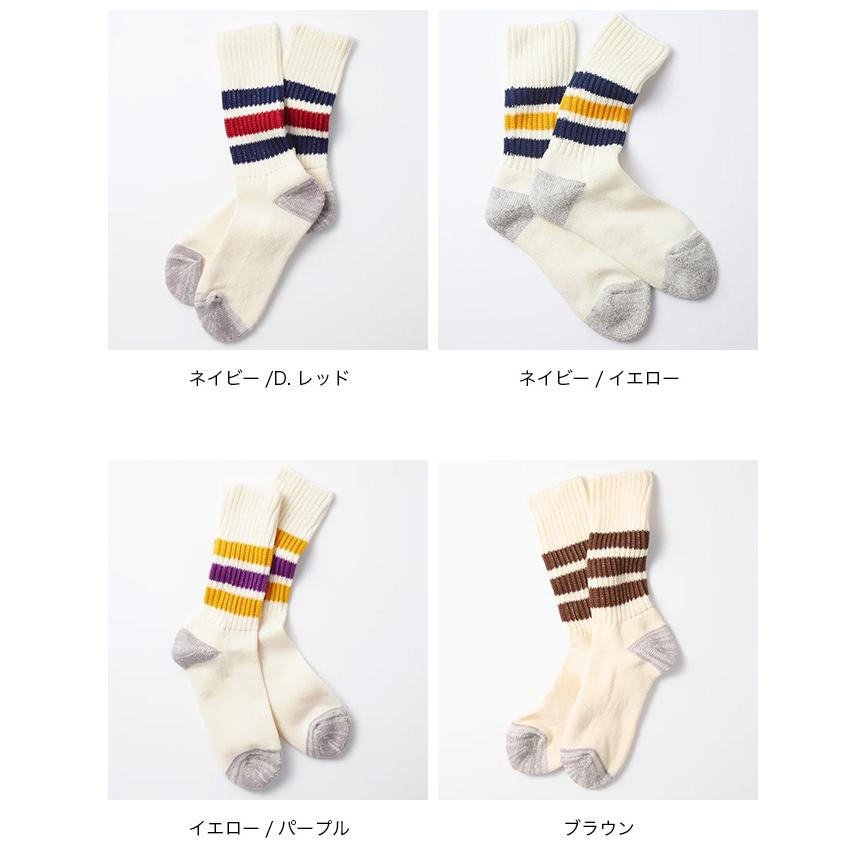 ROTOTO（ロトト） コースリブオールドスクールクルーソックス R1255