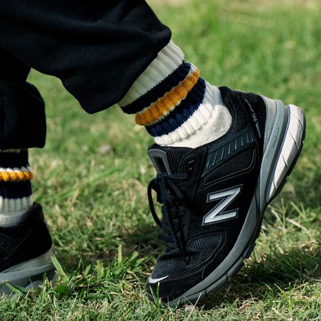 ROTOTO（ロトト） コースリブオールドスクールクルーソックス R1255