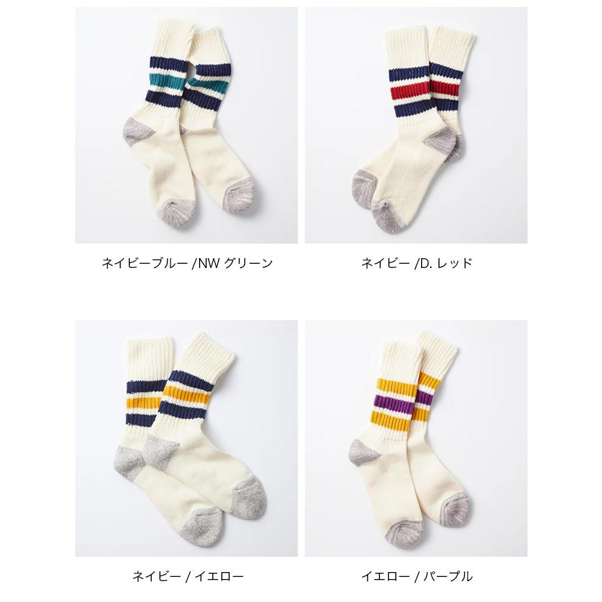 ROTOTO（ロトト） コースリブオールドスクールクルーソックス R1255