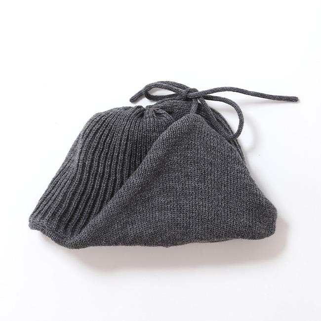 aeae EARFLAP BEANIE 耳あて リバーシブル ドット ニット帽 r5115_1a.jpg