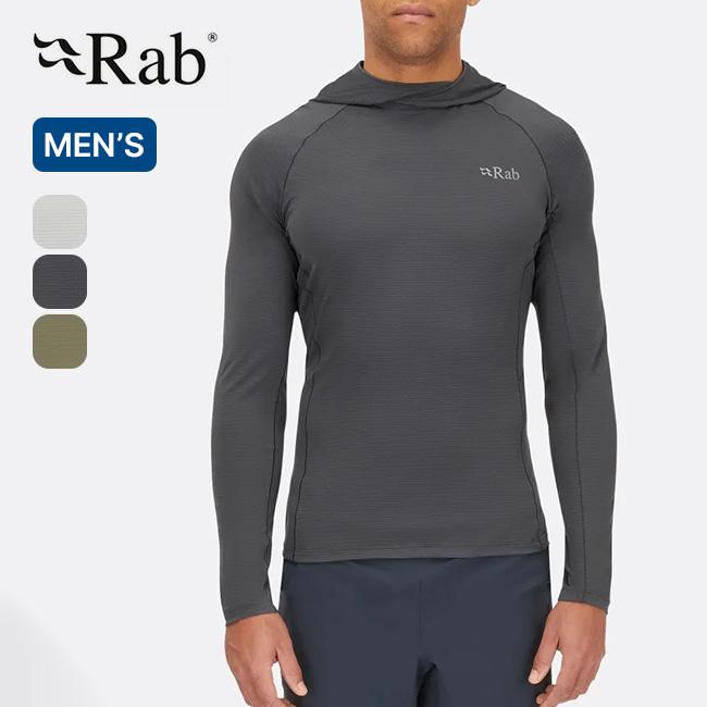Rab ラブ ソニックフーディー メンズ QBL-70 長袖 ロング