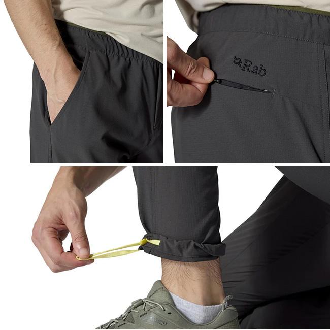 Rab ラブ ハーパーパンツ メンズ QFW-30 Harpur Pants Men s ロングパンツ 長ズボン ストレッチ 軽量 登山 2026 春夏_3