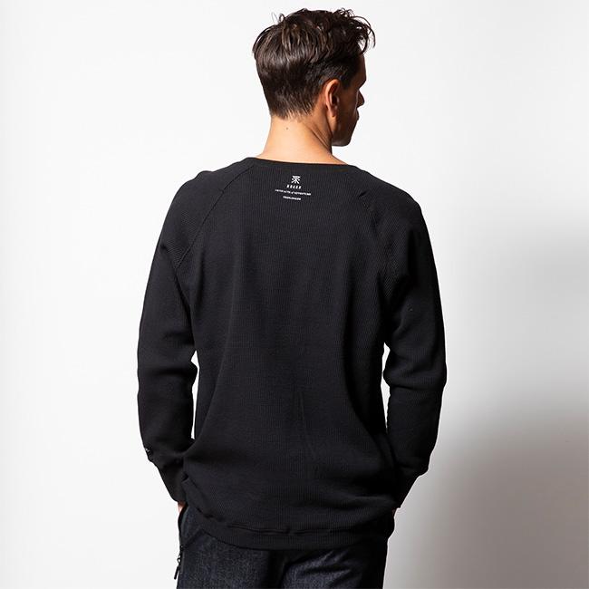 25 FW ROARK ロアーク ロンT REUSABLE 2PACK THERMAL TEE 長袖 Tシャツ トップス ワッフル シンプル 肌着 インナー 2枚組 セット メンズ 2025年秋冬 品番 RTJPK1050 日本正規品 ROARK REVIVAL（ロアークリバイバル） ROARK ロアーク リユーザブル2