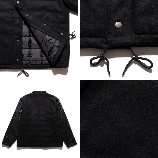 ROARK ロアーク メルトンコーチズジャケット RJJ1172-BLK MELTON