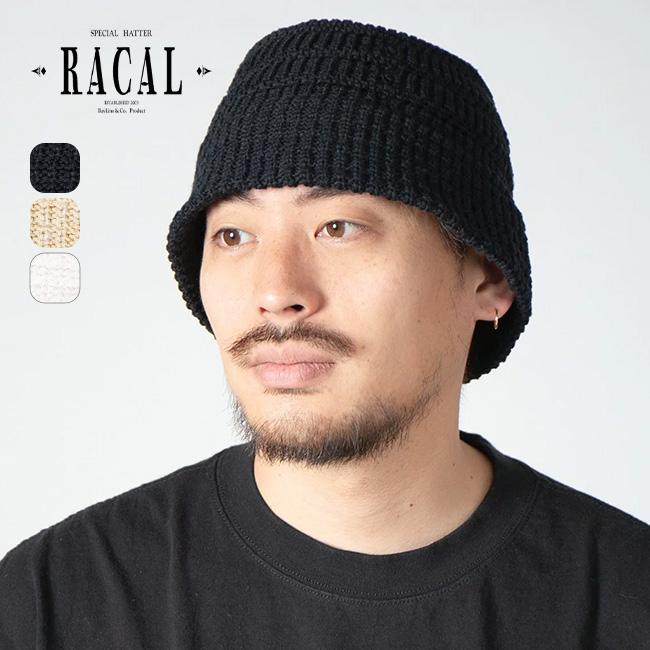 RACAL ラカル メッシュラインニットバケットハット RL-25-1379 帽子