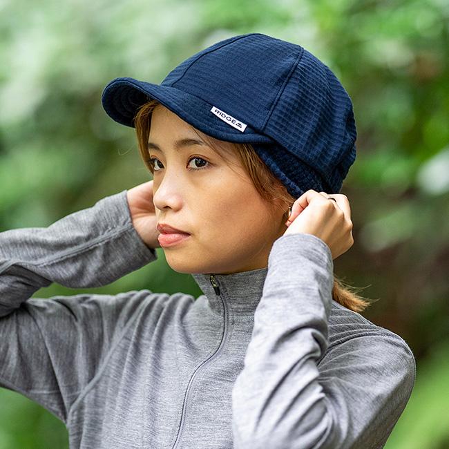 アウトドア 美品 23s リッジマウンテンギア グリッドメリノイヤーマフ 
