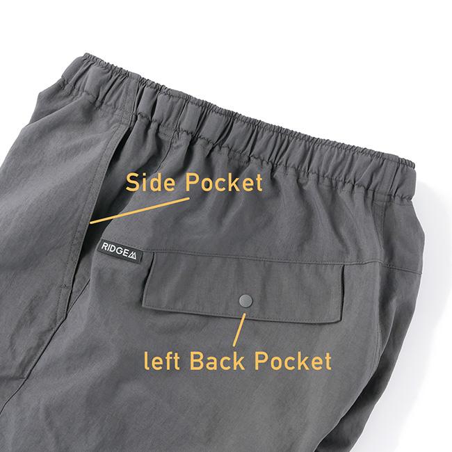 リッジマウンテンギア パンツ グレー XS レディースMサイズ相当 RIDGE