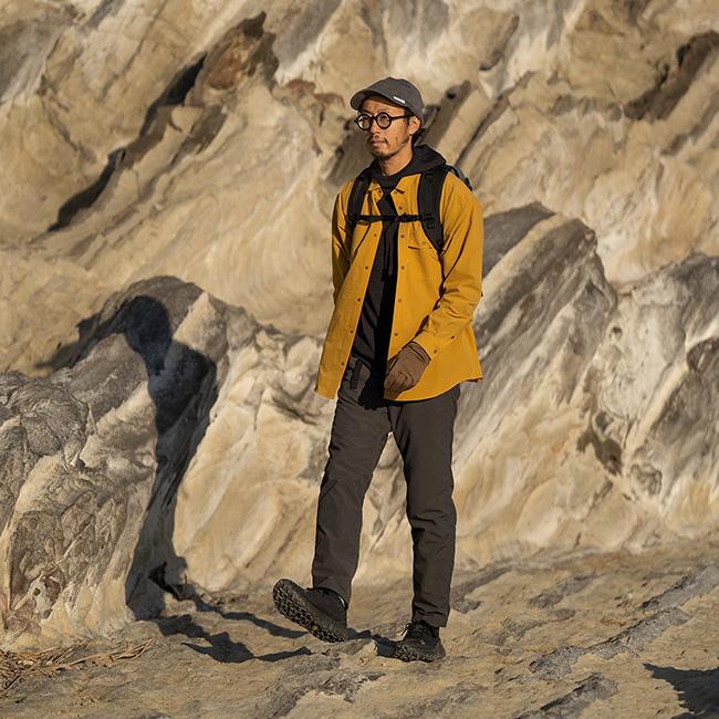 【Women's M イエロー系】 Ridge Mountain Gear ( リッジマウンテンギア ) ベーシック ロングスリーブ シャツ Basic Long Sleeve Shirt  Rustic Musta Women´s M イエロー系】 Ridge Mountain Gear ( リッジマウンテンギア