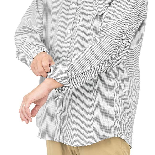 RIDGE MOUNTAIN GEARベーシックロングスリーブシャツ ストライプ Basic Long Sleeve Shirt 