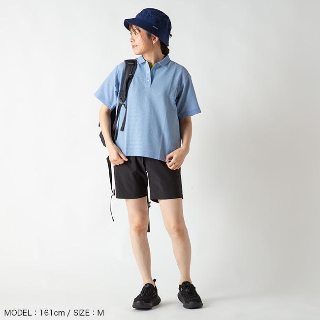 【Women's M グレー系】 Ridge Mountain Gear ( リッジマウンテンギア ) コンフィー プルオーバー ショートスリーブ シャツ Comfy Pullover Short Sleeve S RIDGE MOUNTAIN GEAR Comfy Pullover Short Sleeve Shirt /リッジ