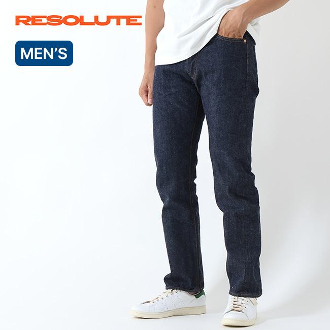 RESOLUTE リゾルト 710 w32 l30 美品 RESOLUTE リゾルト 710 ストレート デニム パンツ ジーンズ