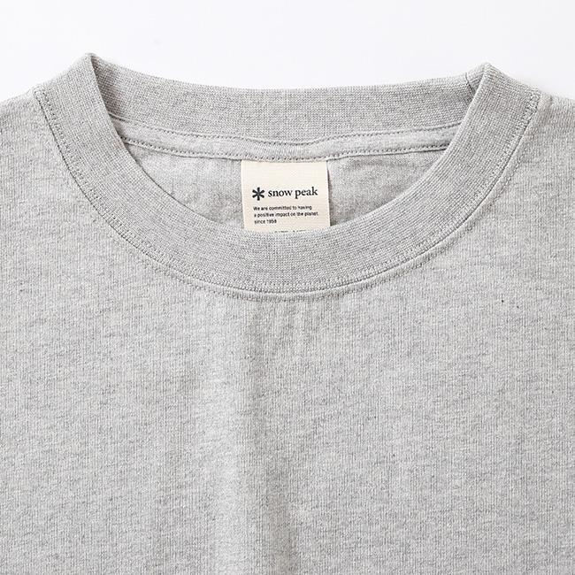 snow peak スノーピーク リサイクルコットンTシャツ ユニ snow peak スノーピーク リサイクルコットンTシャツ ユニ