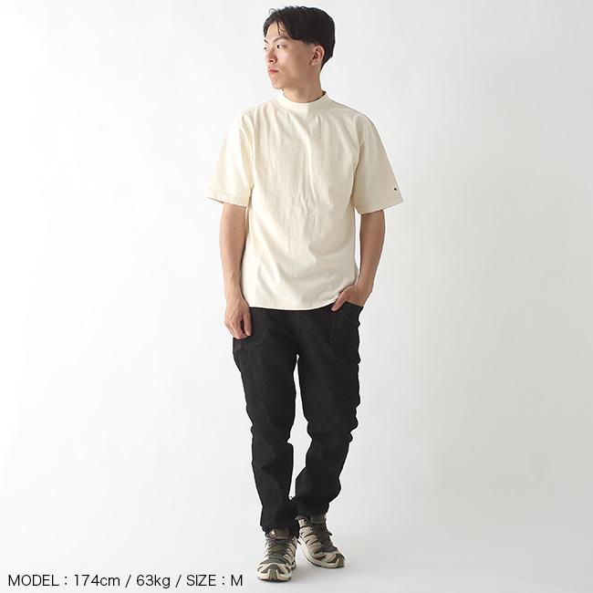 snow peak（スノーピーク） リサイクルコットンモックネックTシャツ