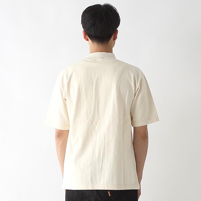 snow peak（スノーピーク） リサイクルコットンモックネックTシャツ