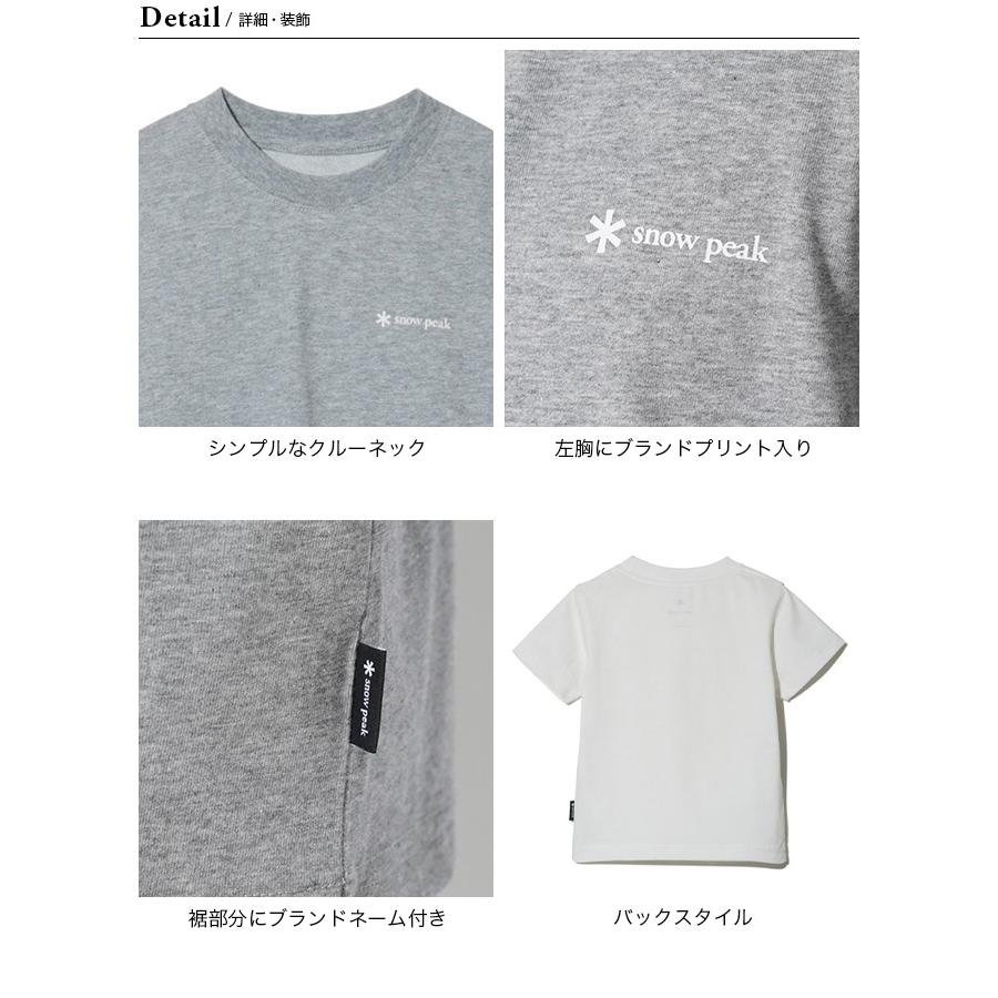 snow peak スノーピーク SPロゴTシャツ キッズ｜sundaymountain｜02