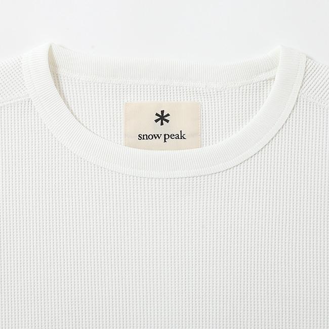 snow peak（スノーピーク） ドライワッフルL/S Tシャツ CS-26SU001