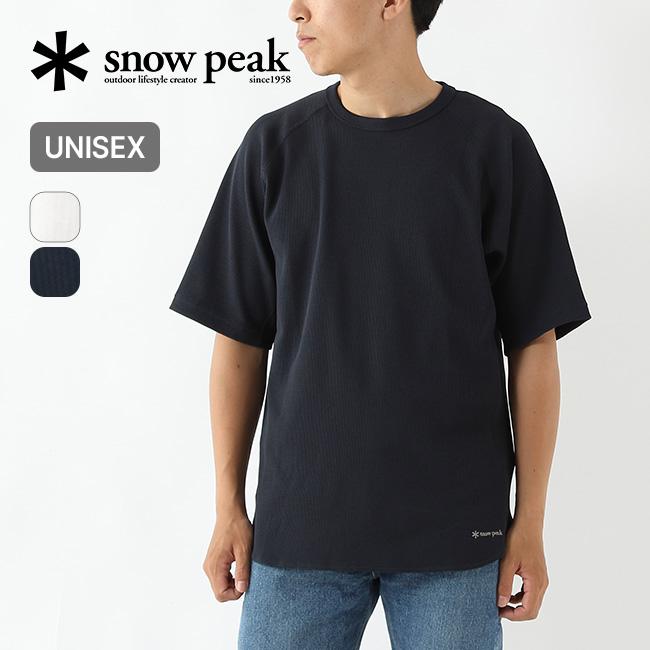新品!! PALEDUSK スーパーナチュラル Tシャツ Lサイズ 黒色 snow peak（スノーピーク） ドライワッフルTシャツ CS-26SU012 Dry
