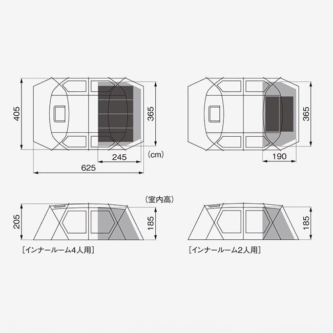 snow peak（スノーピーク） ランドロック X TP-672 Landlock テント