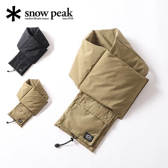 スノーピーク　ダウンマフラー snow peak セール20%OFF スノーピーク マフラー メンズ