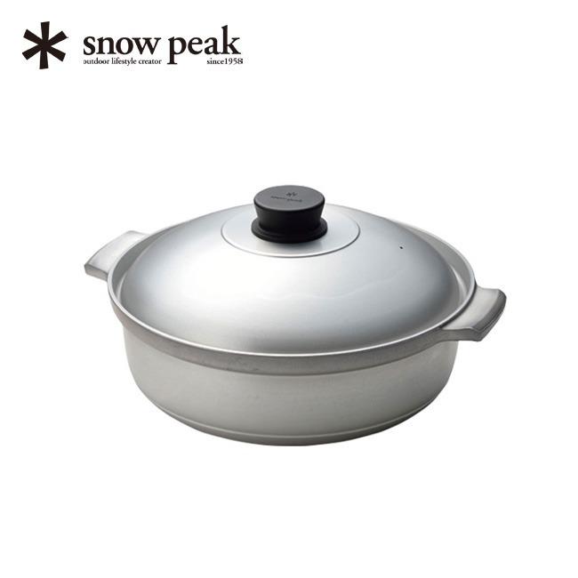 スノーピーク Peak野宴鍋 30CS-250 両手鍋 ケース付き snow peak（スノーピーク） 野宴鍋30 CS-250 鍋 ナベ 調理器具 2026 春