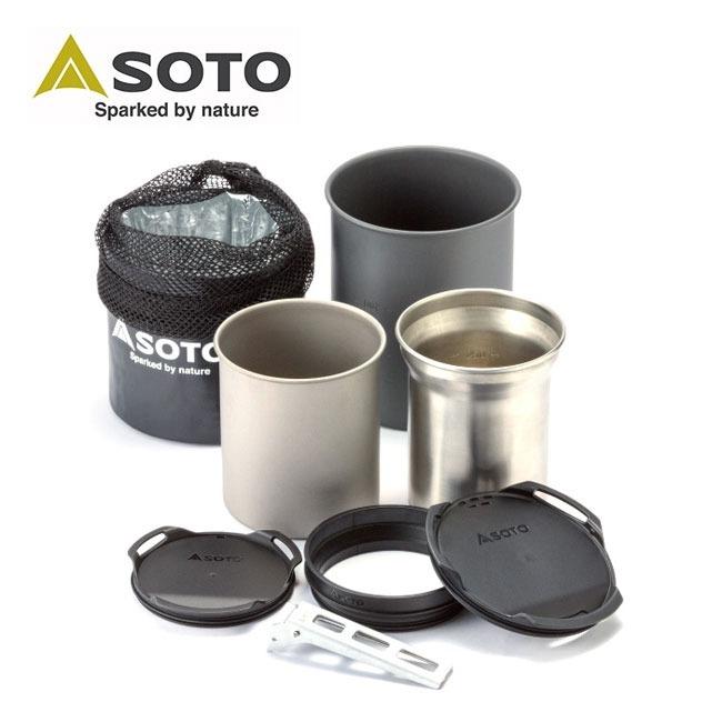 Soto ソト サーモスタッククッカーコンボ Sod 521 高級ブランド コップ クッカー 料理