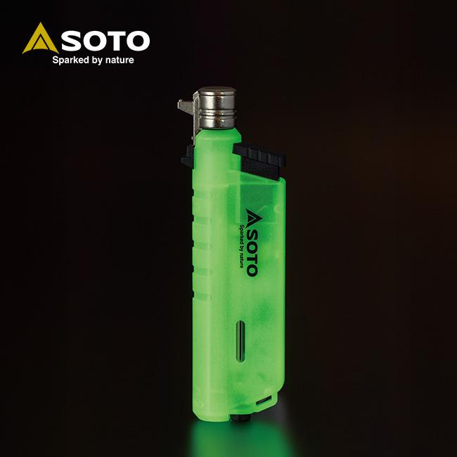 SOTO ソト スライドガストーチ ルミナス ST-487LU バーナー トーチライター ガス充填式 火起こし 焚き火 バーベキュー 登山 蓄光式 夜間キャンプ 2025 春夏 の商品画像