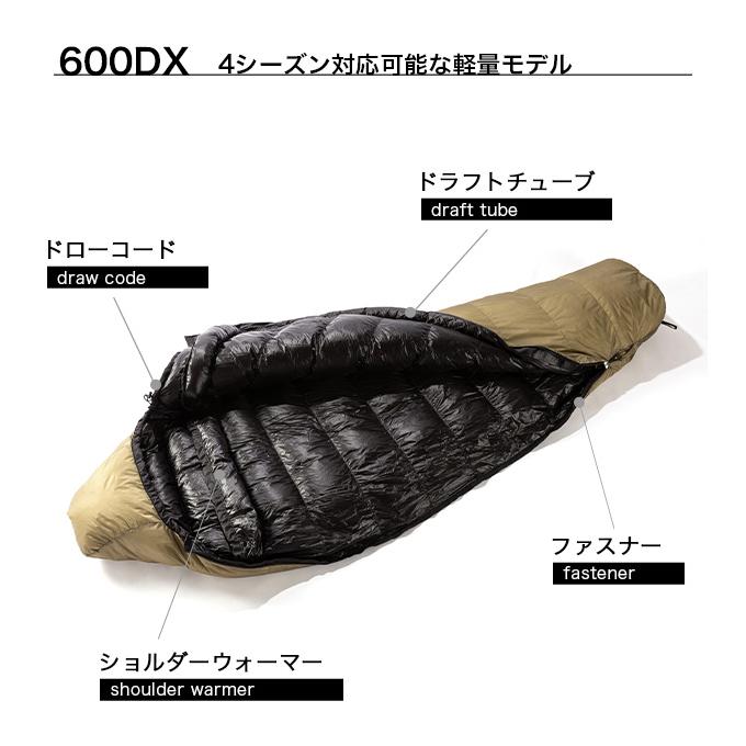 NANGA×SUNDAY MOUNTAIN ナンガ×サンデーマウンテン オーロラライトJP 600DX　シュラフ 寝袋 リミテッドダウンシュラフ 4シーズン 日本製｜sundaymountain｜03