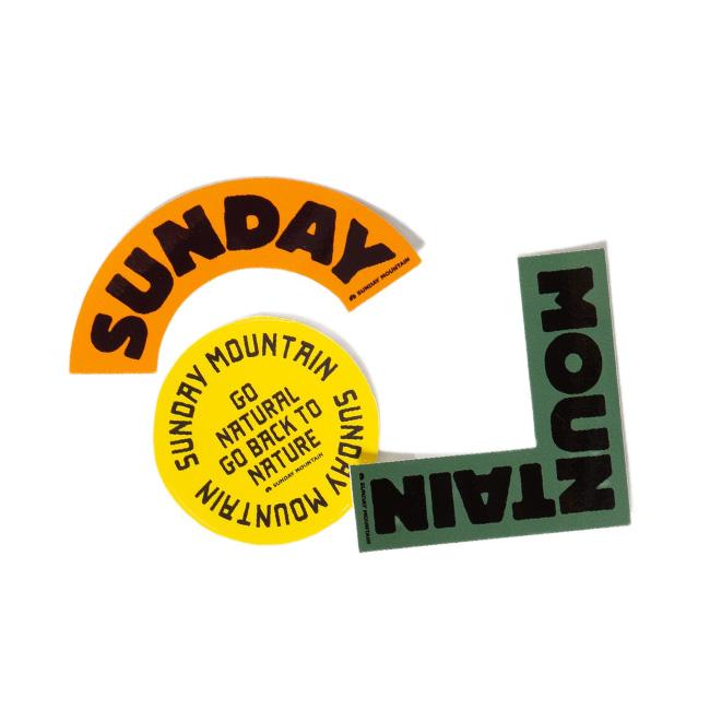 SUNDAY MOUNTAIN サンデーマウンテン オリジナルステッカーセット