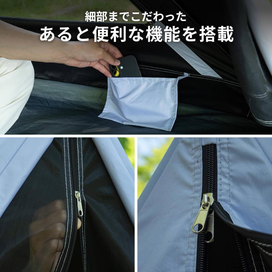 【予約販売】SUNDAY MOUNTAIN サンデーマウンテン サンカクテント SANKAKU TENT ポップアップテント ワンタッチ サンシェード ブラックコーティング 2026 春夏 |  | 10