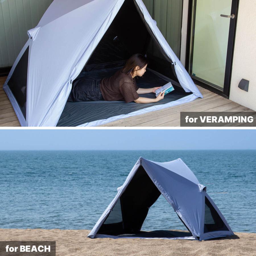 【予約販売】SUNDAY MOUNTAIN サンデーマウンテン サンカクテント SANKAKU TENT ポップアップテント ワンタッチ サンシェード ブラックコーティング 2026 春夏 |  | 12