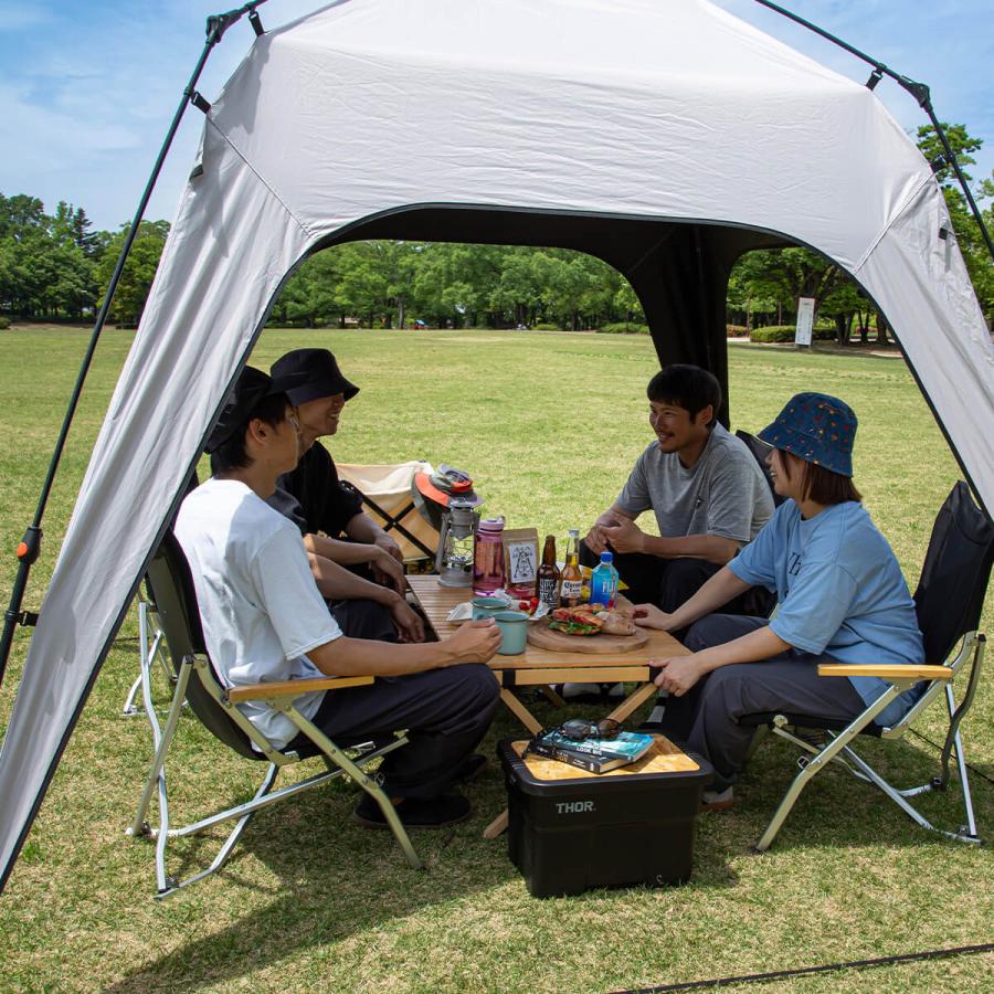 SUNDAY MOUNTAIN サンデーマウンテン ワンタッチタープ ONE-TOUCH TARP タープテント プール テント サイドシート ブラックコーティング 2026 春夏 |  | 12