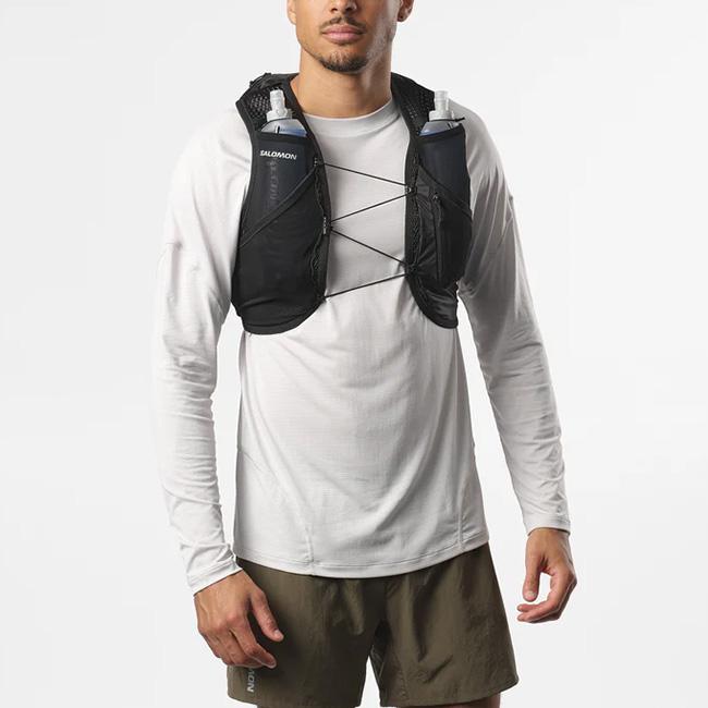 SALOMON サロモン アクティブスキン8セット ACTIVE SKIN 8 メンズ レディース ユニセックス 水筒 ボトル ザック バックパック リュック デイパック 8L 2026 春夏の画像