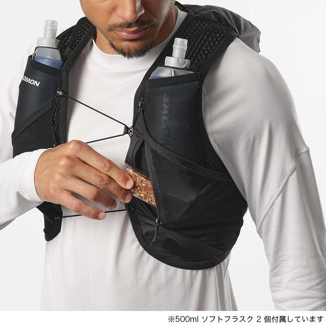 SALOMON サロモン アクティブスキン8セット ACTIVE SKIN 8 メンズ レディース ユニセックス 水筒 ボトル ザック バックパック リュック デイパック 8L 2026 春夏の画像