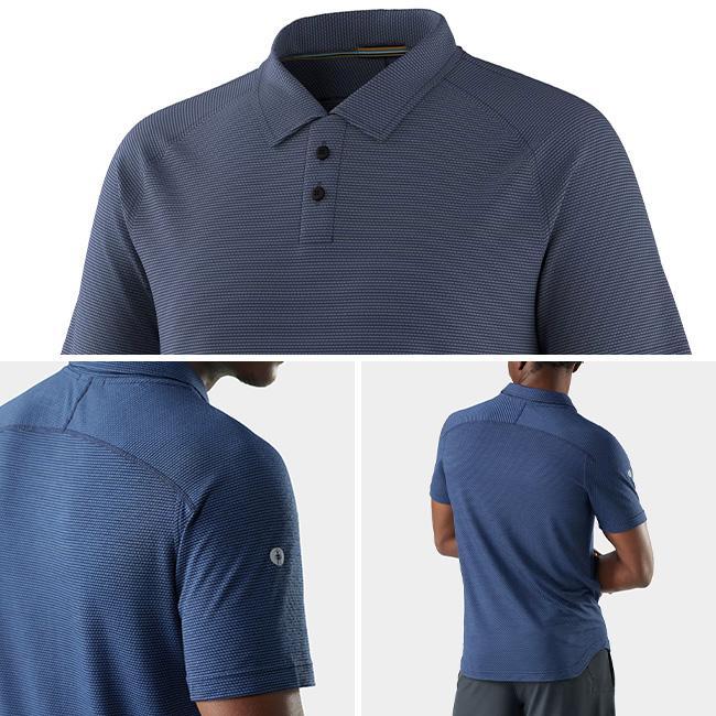 Smartwool スマートウール アクティブメッシュポロ メンズ SW60106 Men s Active Mesh Polo ポロシャツ トップス 半袖 スポーツ ゴルフ 2026 春夏_1