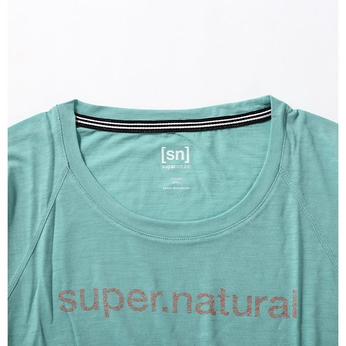 super.natural スーパーナチュラル リキッドフローTEE ウィメンズ｜sundaymountain｜02