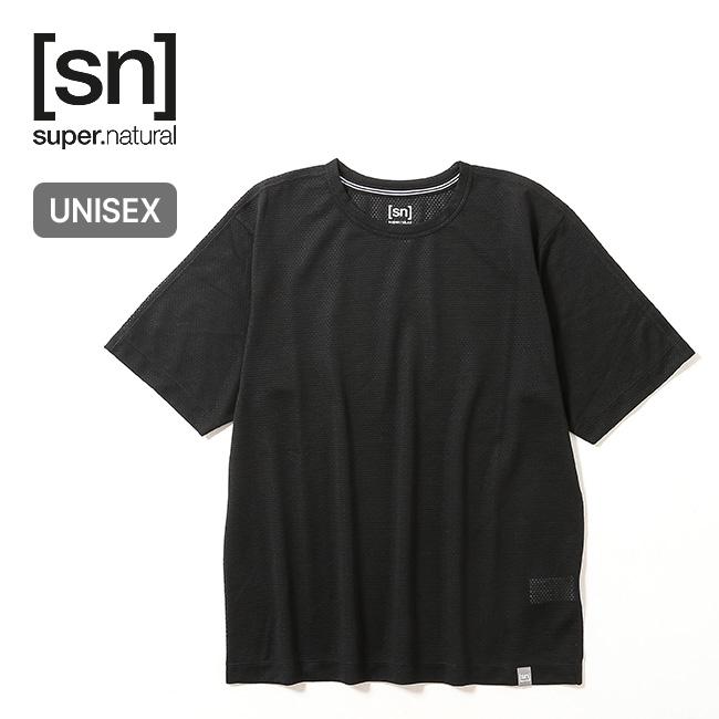 super.natural スーパーナチュラル JP135メッシュアクティブショートスリーブTシャツ ユニセックス SN super.natural super.natural スーパーナチュラル JP135メッシュ