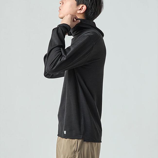 【NATURAL】メッシュ ジップ フーディ super natural スーパーナチュラル JP135メッシュアクティブフーディー