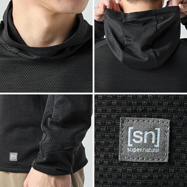 super natural スーパーナチュラル JP135メッシュアクティブフーディー
