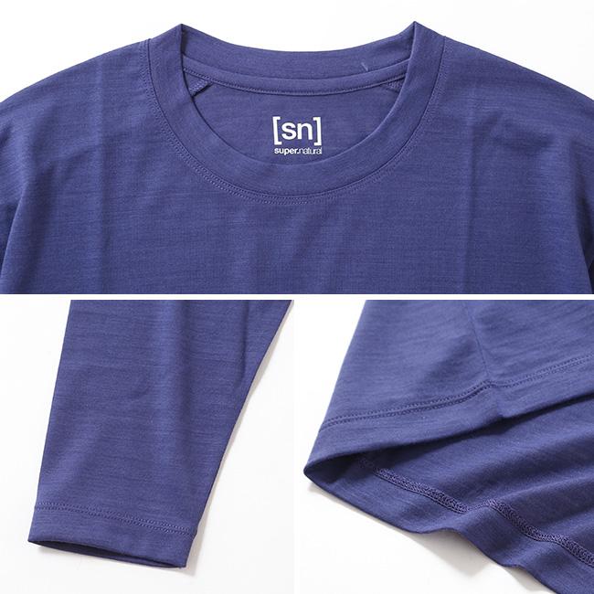 super.natural スーパーナチュラル JP140エブリデイ ロングスリーブTシャツ ユニセックス SNUJ10126 super natural スーパーナチュラル JP140エブリデイ ロングスリーブT