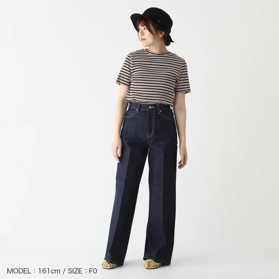 ★新品、タグ付き★ザ シンゾーン マルチカラー クルーネック ニット 半袖 THE SHINZONE（ザ シンゾーン） シンゾーン マルチボーダーTEE