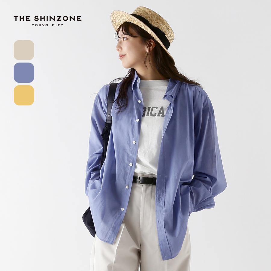 セール THE SHINZONE ザ シンゾーン シアーダディシャツ 